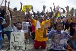 Rally Held in Ferguson Over Police Killing Of Michael Brown