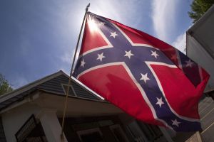 Georgia, Andersonville, The Confederate battle flag is still proudly flown in downtown, despite the town's notorious civil war history it still insists on calling itself a Civil War village.