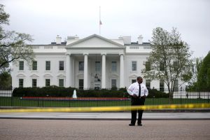 White House Flags Flown At Half Staff For Victims Of Boston Marathon Attack
