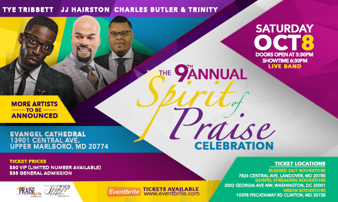 9th Annual Spirit of Praise Celebration "Joyful Noise" Banner