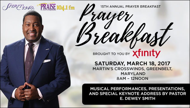 Xfinity Prayer Breakfast Graphic