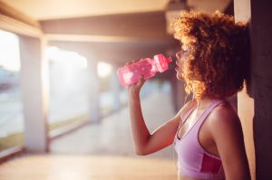 Sporty young woman