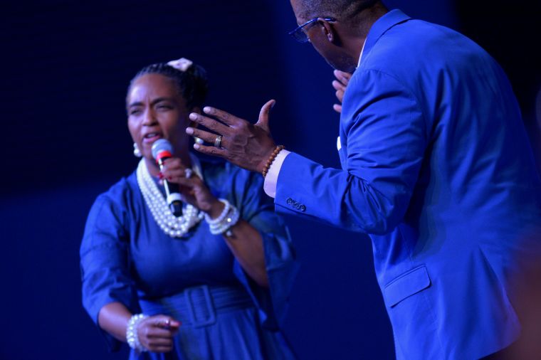 Pastors Joel & Ylawnda Peebles At The 11th Annual Spirit Of Praise