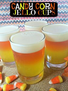 Jello Candy Corn Cup