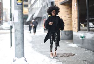 Street Style - New York Fashion Week February 2017 - Day 1