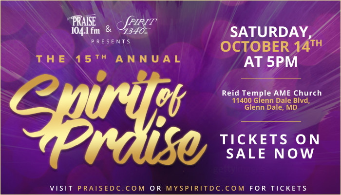 The 15th Annual Spirit of Praise Save The Date