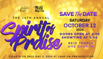 16th Annual Spirit of Praise Save The Date